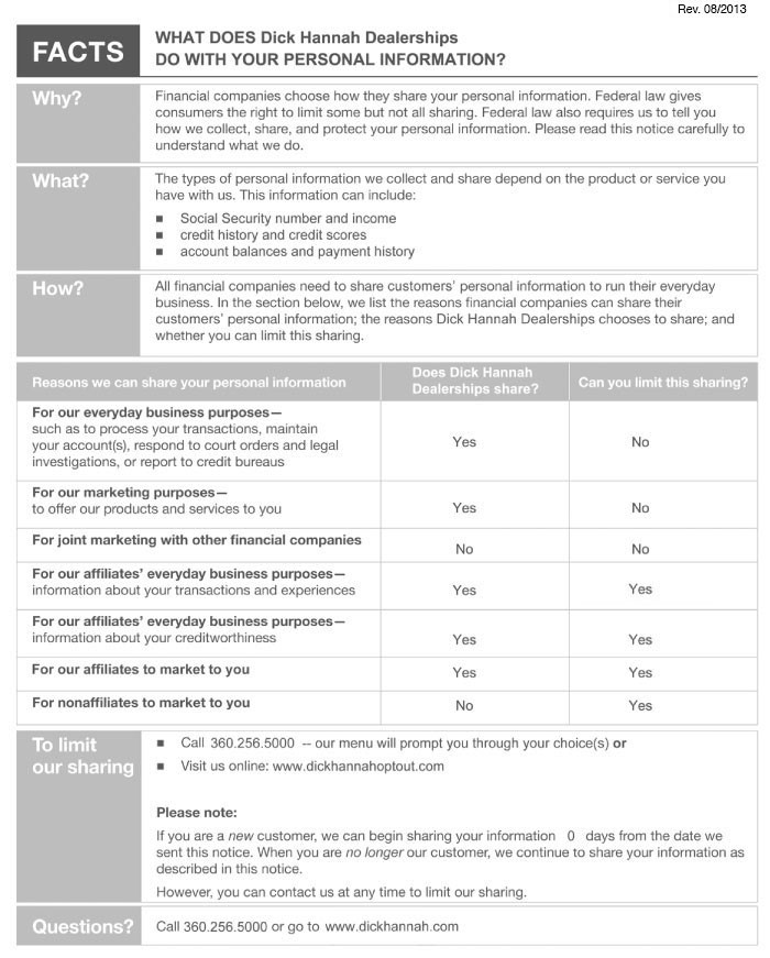 privacy-policy-dick-hannah-fleet-portland-commercial-dealer-in